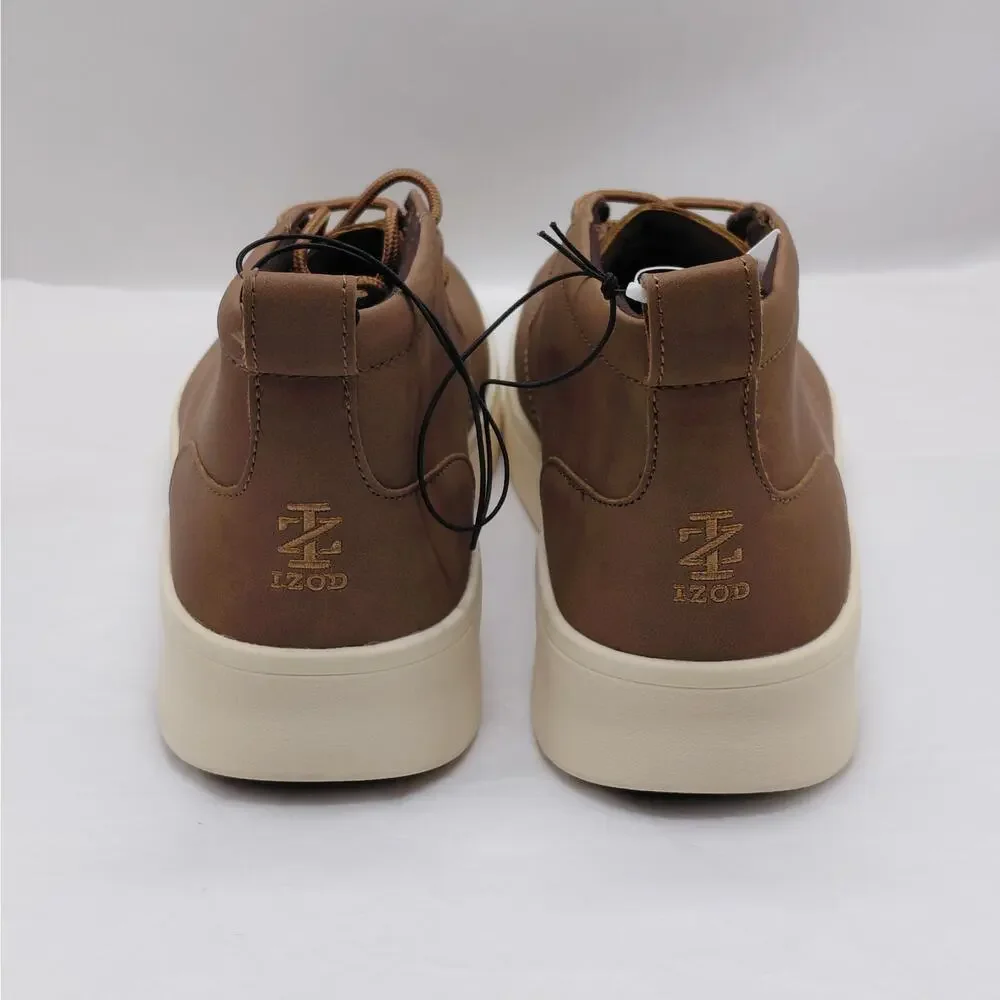 Izod Palmer Men's Chukka Boots Size 10M Brown Lace Up Casual Comfort Shoes